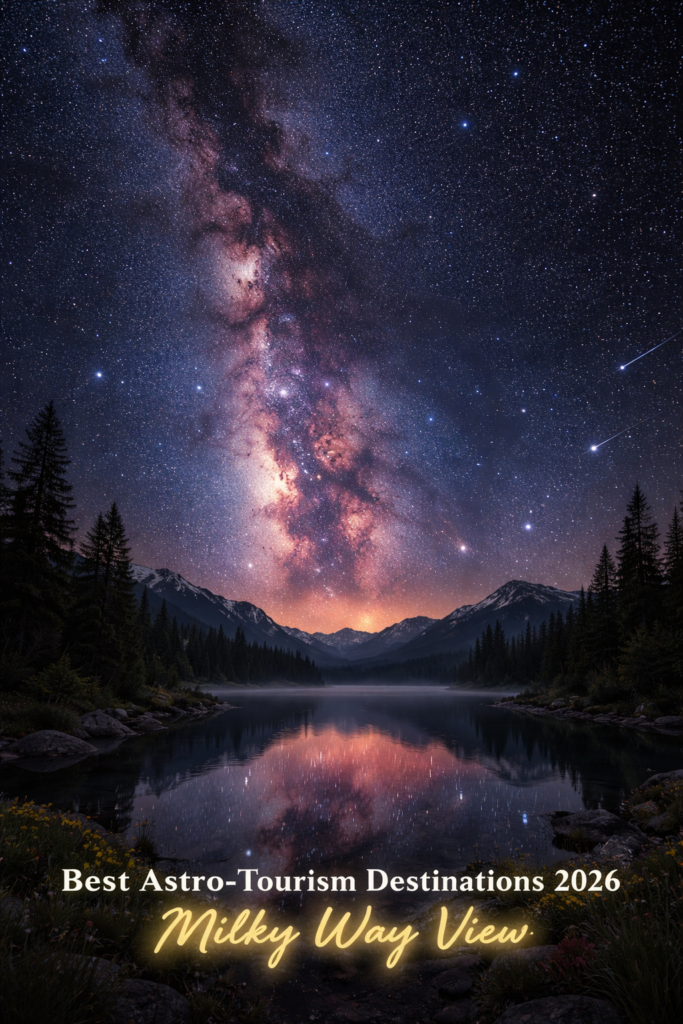 Best astro-tourism destinations 2026 Milky Way galaxy view