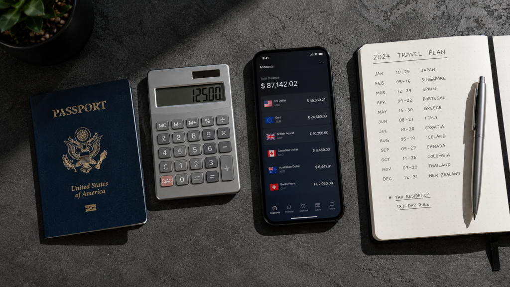 calculating the 183-day residency rule travel budget metrics layout