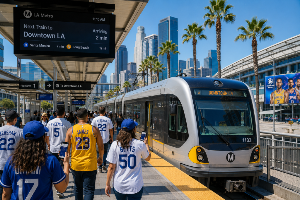 Los Angeles 2028 Olympics travel guide live transit and stadium venue maps