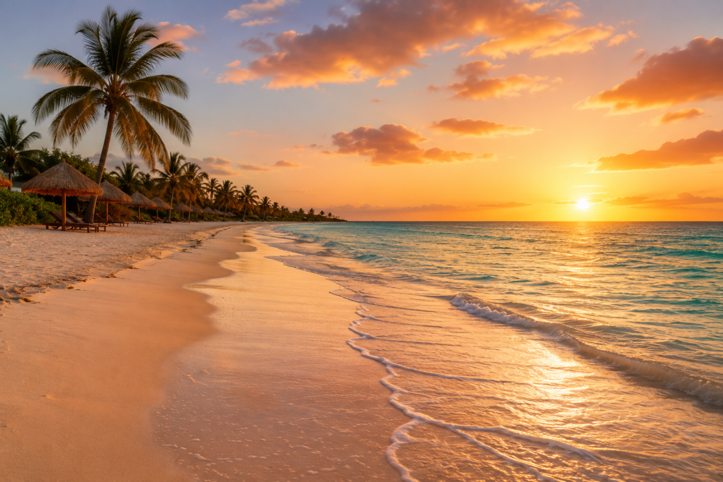 Cape Verde travel guide — golden hour beach scene representing the archipelago's island atmosphere
