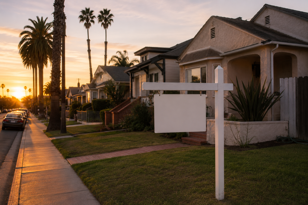 LA28 Airbnb accommodation guide — residential Los Angeles neighborhood representing short-term rental availability